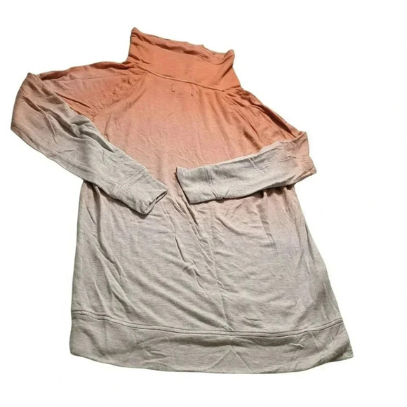 Lou & Grey  Softblend Cowl Neck Pull Over Sweater Size S orange & beige  Womens - Picture 8 of 10